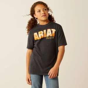 T-Shirt Enfant Ariat Kids Postcard Short Sleeve