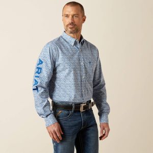 Chemise Ariat Homme  Team Parks Fitted Shirt