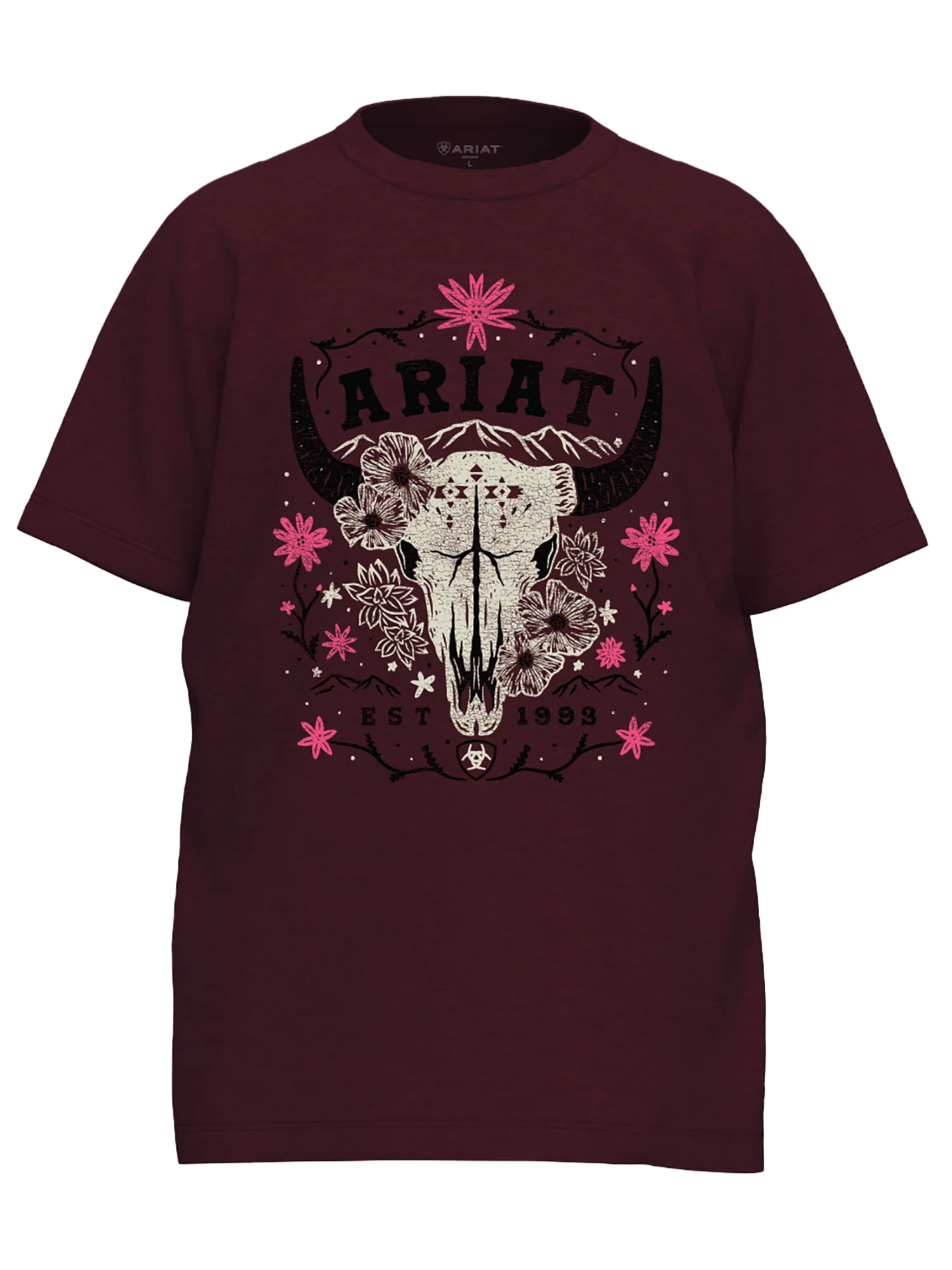 T-shirt Skulls & Florals - Fille – Image 6