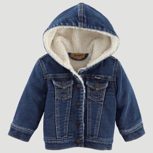 Veste de jeans en mouton pour bébé