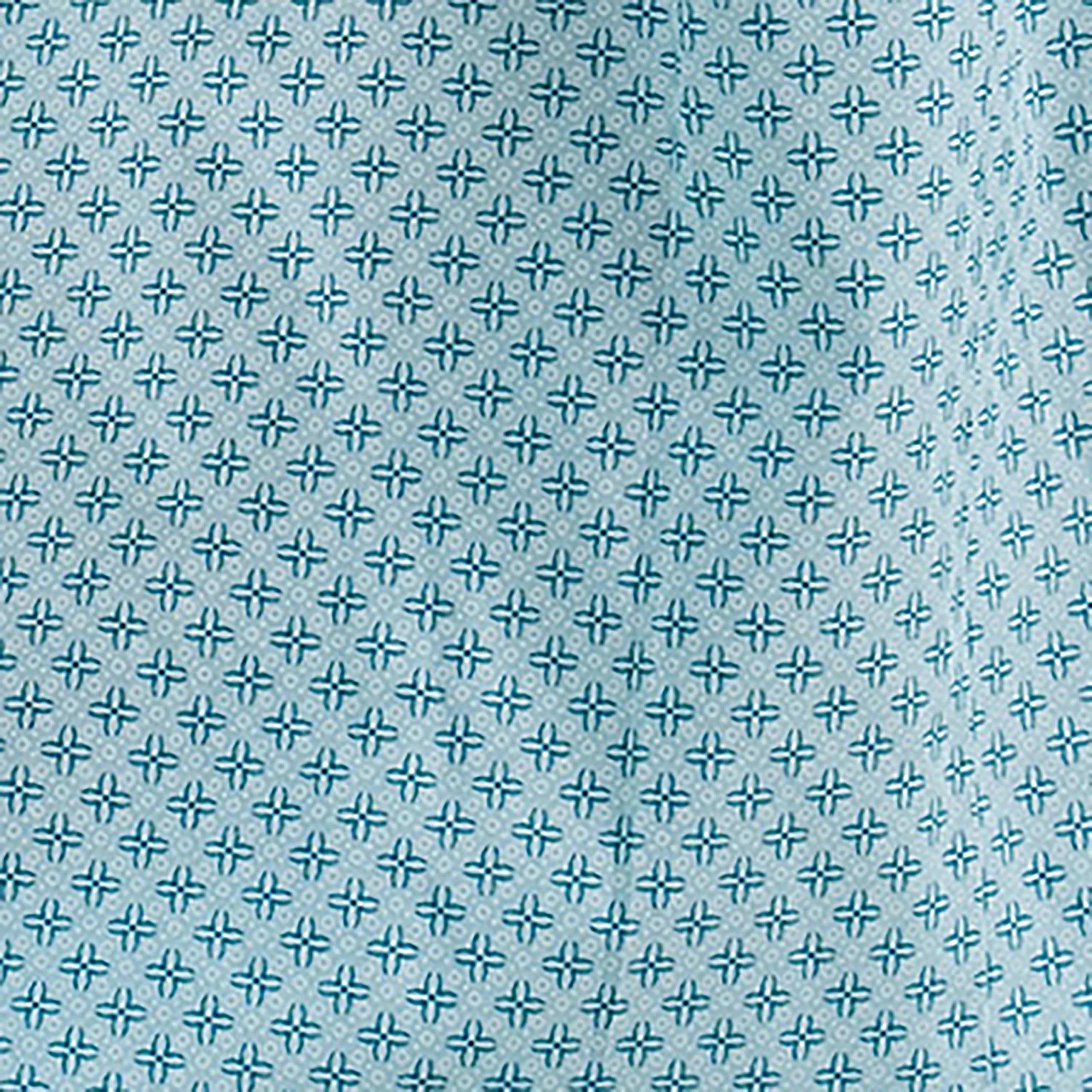 Chemise Classic Relaxed Fit Teal Print - Homme – Image 5
