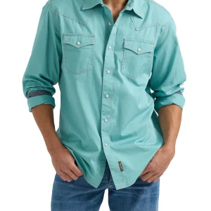 Chemise Retro® Premium Turquoise - Homme