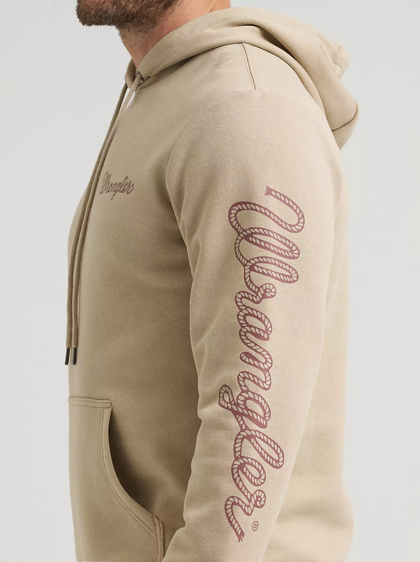 Ouaté Wrangler Homme Rope Logo Hoodie - Trench Coat – Image 3