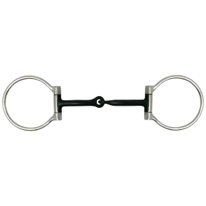 Mors Western D-Ring avec insert de cuivre