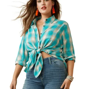 Chemise femme Ariat Women's REAL Billie Rae Ojai Plaid