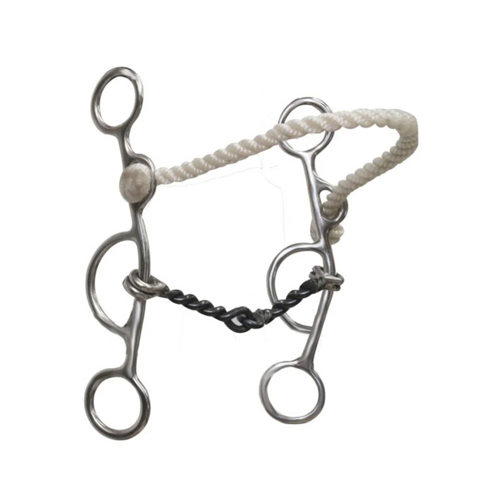 Mors combiné torsadé avec nez en corde – Image 2