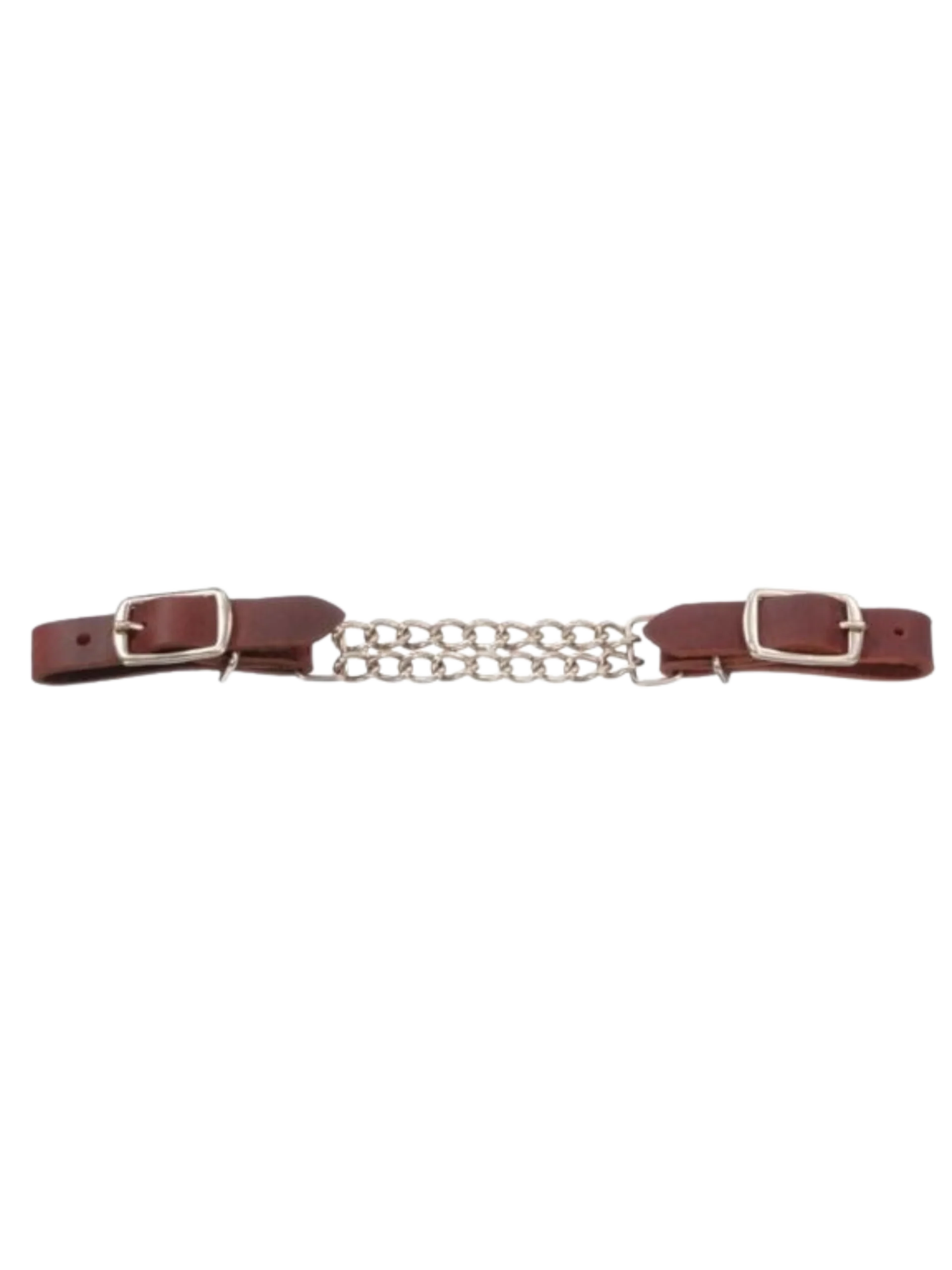 Gourmette en Cuir avec Chaîne Double DR Leather – Image 3