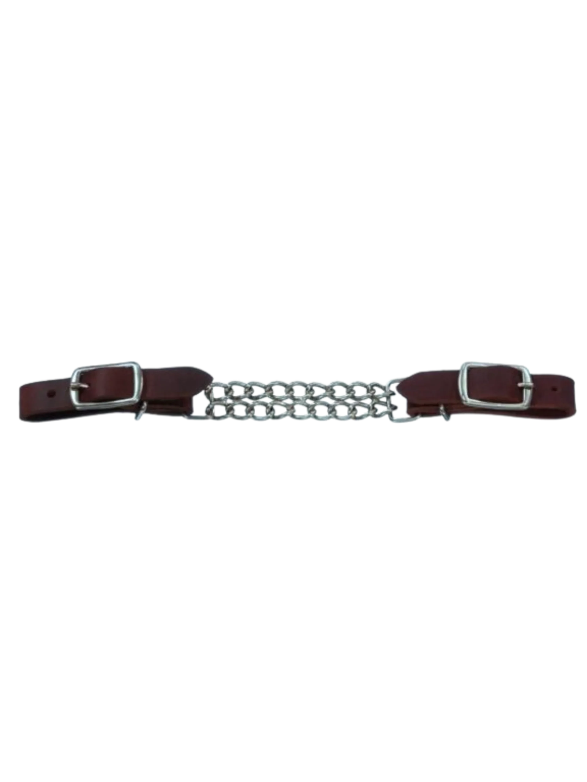 Gourmette en Cuir avec Chaîne Double DR Leather
