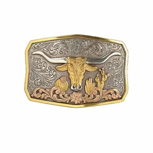 Boucle de ceinture Longhorn Cactus