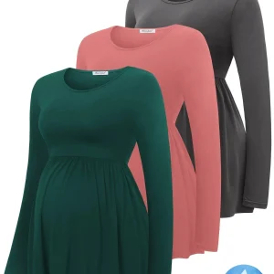 Bearland T Shirts Grossesse Tricot Fluide Édition Limitee