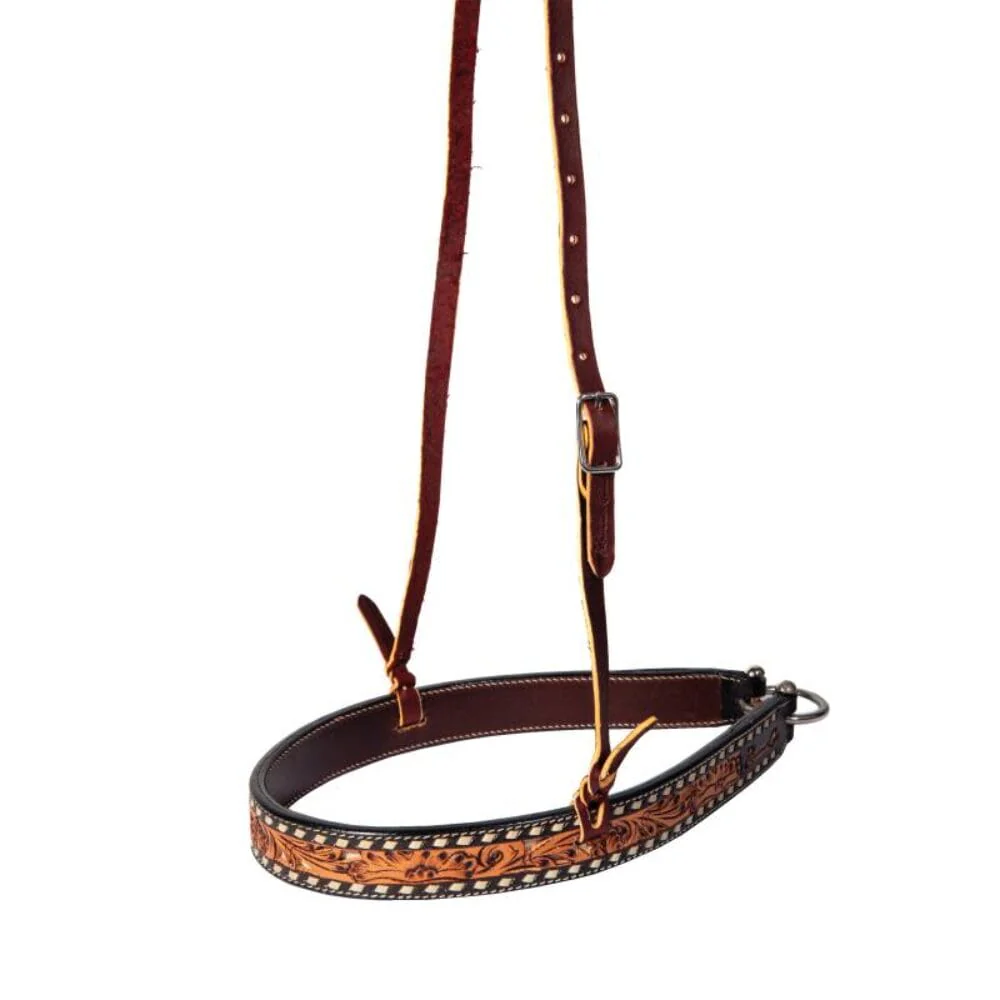Noseband Buckstitched Filigree