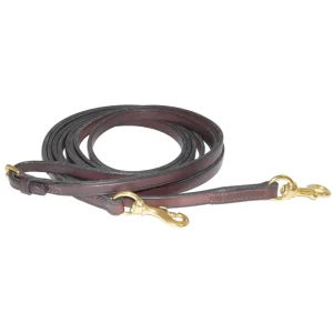 Rênes Allemandes en Cuir avec Mousquetons Nunn Finer