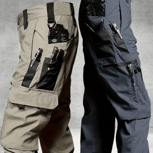 TactiPro Pantalons Cargo Tactiques Polyester Non Extensible