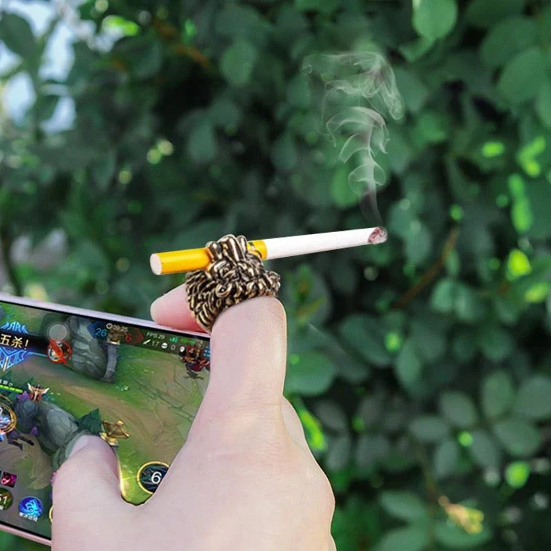 Chillvibes Bague Porte Cigarette Métal Argenté Limité – Image 2