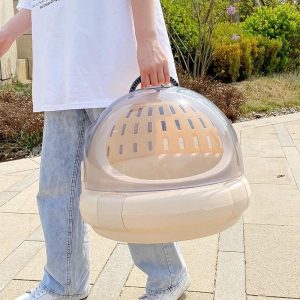 Panier De Voyage Aéré Pour Animaux En Polycarbonate Translucide Édition Limitée