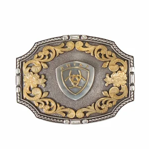 Boucle de ceinture Logo rectangle