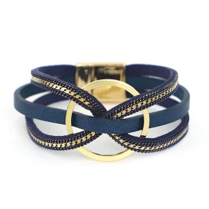 Bracelets en Cuir Croix Dorée⎮Summer & Chic
