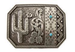 Boucle de ceinture rectangle cactus