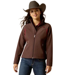 Manteau Ariat Ladies New Team Chocolate Plum Softshell Jacket