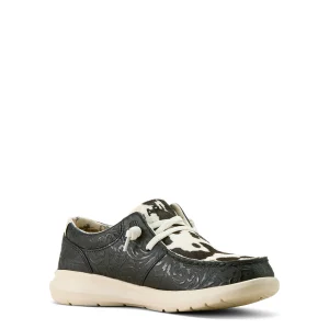Chaussures Hilo Black Floral Cow Hair - Femme