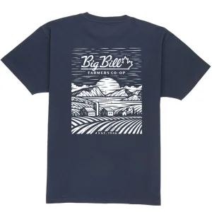 T-Shirt Big Bill Homme Farming Graphic - Navy