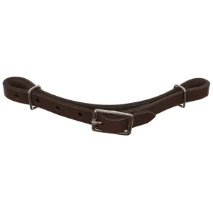 Gourmette western en cuir huilé