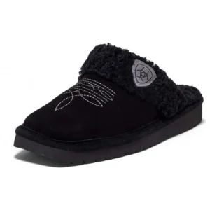 Pantoufle Ariat femme Jackie Square Toe Black Slipper