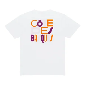 T-shirt côte des basques BTZ x Jasmina blanc