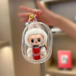 Labubu Poupée En Peluche Sac Exposition Transparente