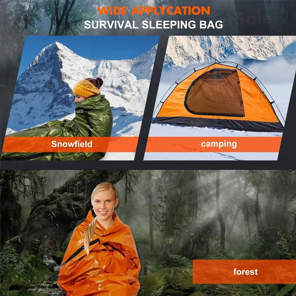 Emergency Bivy Sac Couchage Mylar Aluminisé Édition Suisse – Image 5