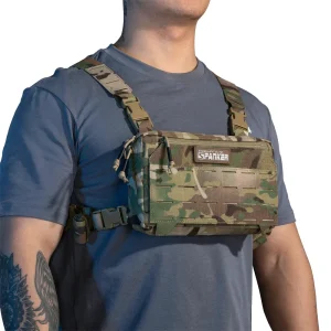 Spanker Pochette Poitrine Tactique Camouflage Nylon Cordura MOLLE