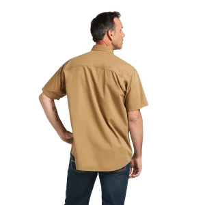 Chemise Ariat Manche Courte Rebar Washed Twill Work Shirt