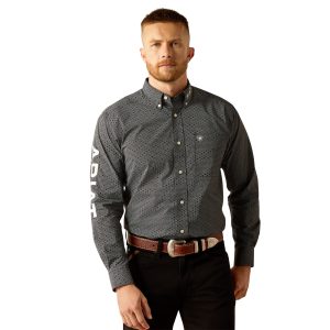 Chemise Ariat homme Team Fowler Classic Fit Button Down Shirt