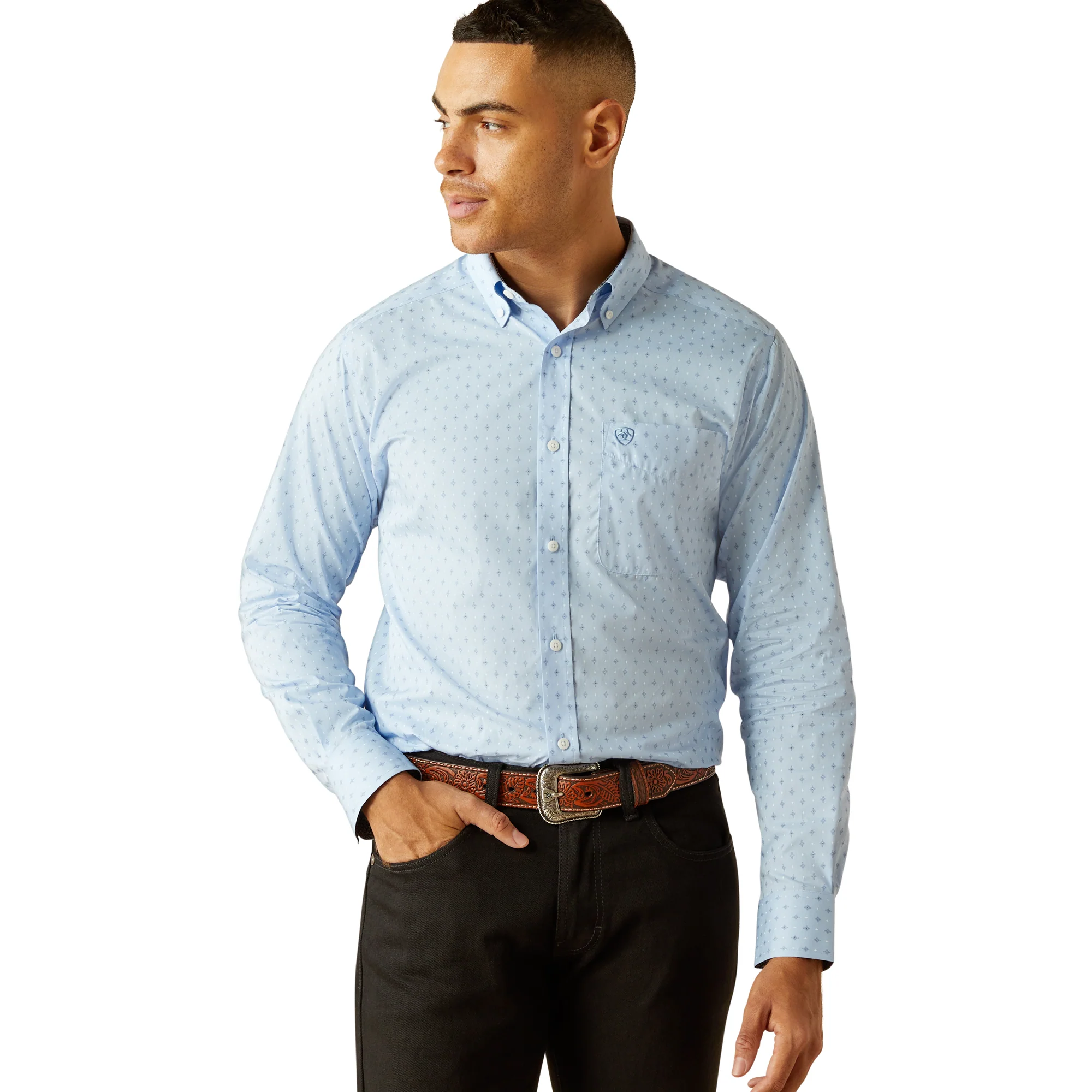 Chemise Western Donte Wrinkle Free - Homme – Image 2