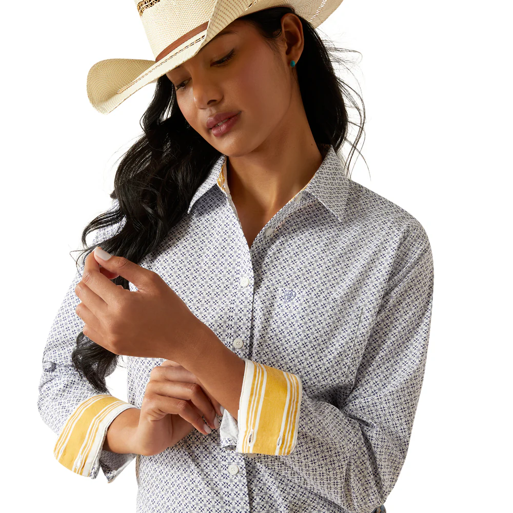 Chemise Kirby Wrinkle Resistant Ocean Geo - Femme – Image 4