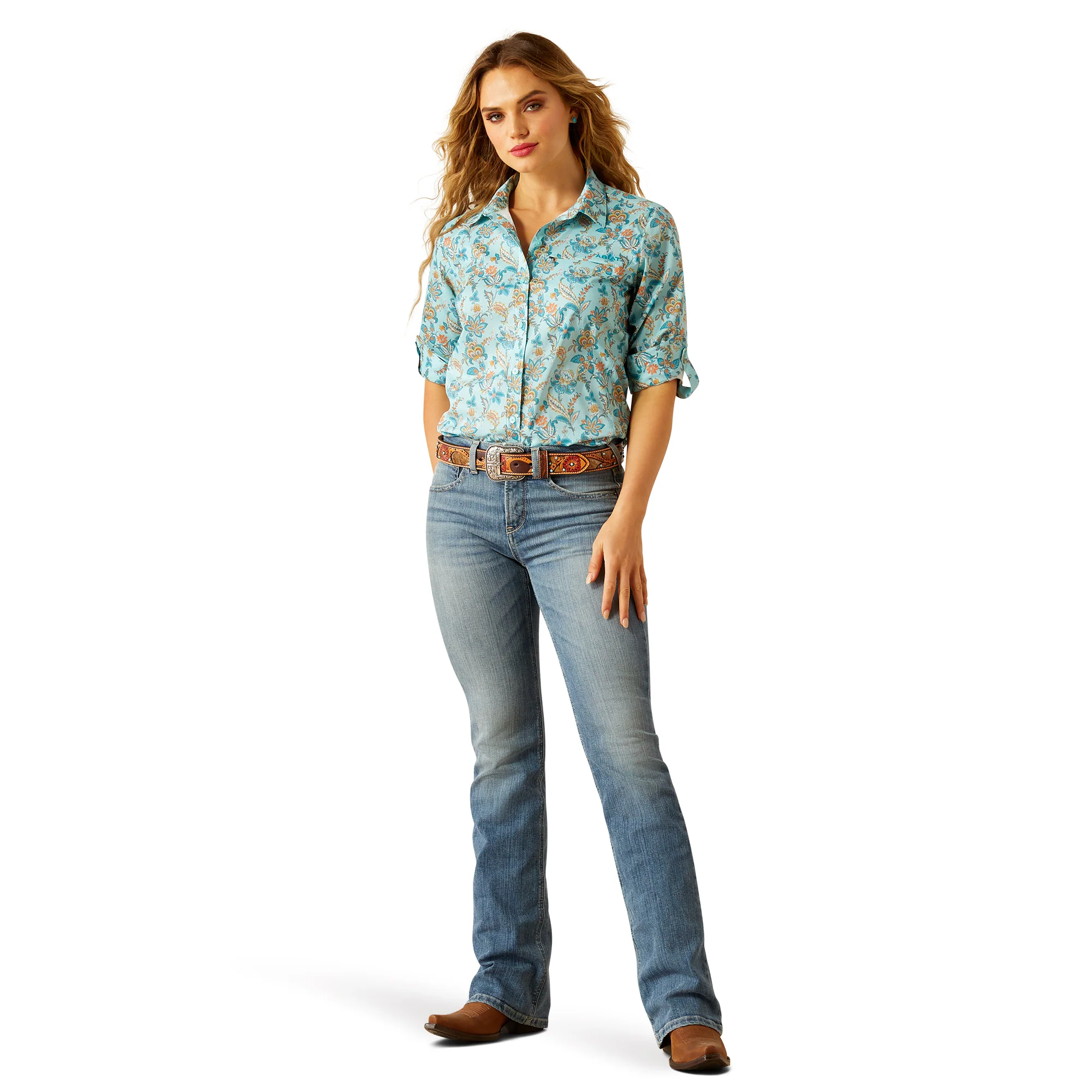 Chemise western VentTek Blue Paisley - Femme – Image 7