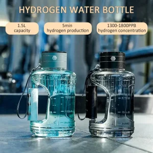 Bouteille Hydrogénée 1,5L Titane Édition Limitée Sport Bien Être