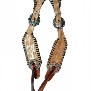 Courroies d’éperons western en cuir de vache