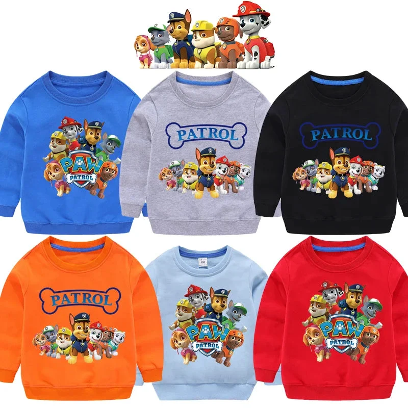Multicolore Paw Patrol Sweat À Capuche Patchwork Pour Enfants