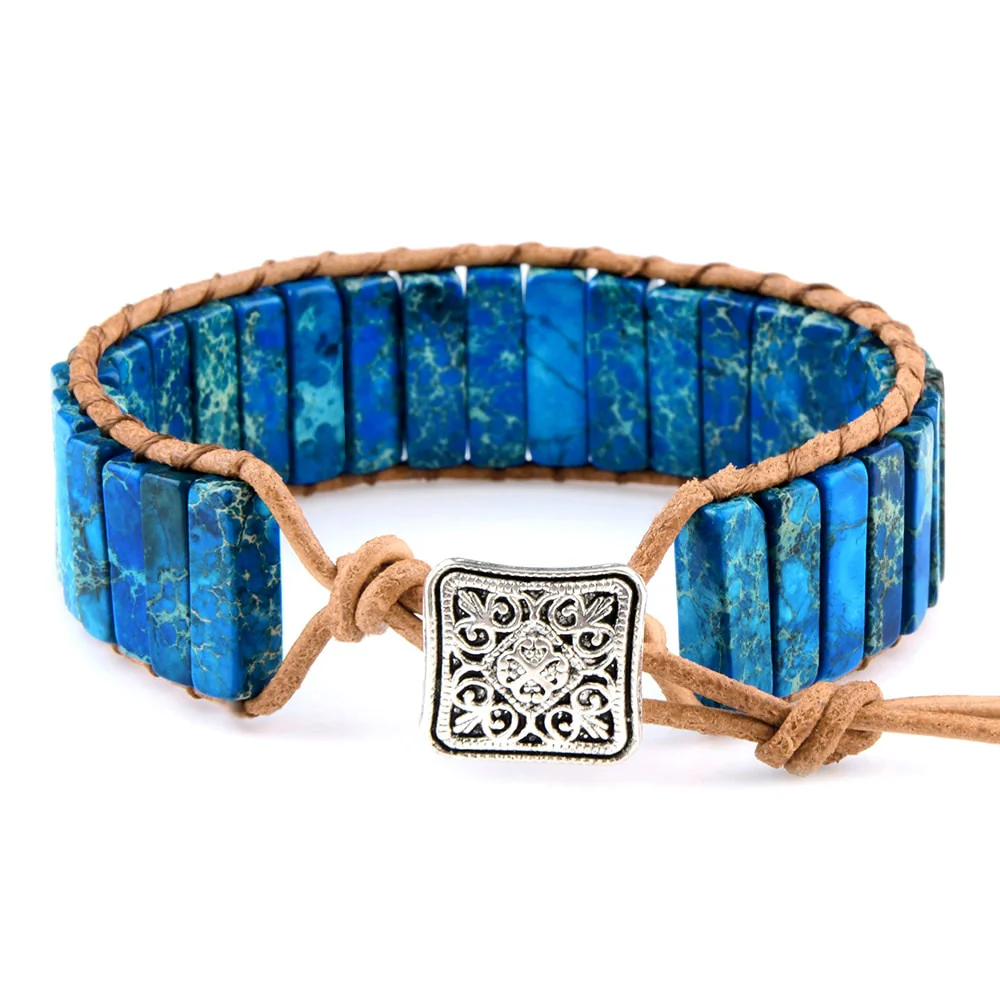 Bracelets tibétain en cuir multicolore ajustable⎮Summer & Chic – Image 9