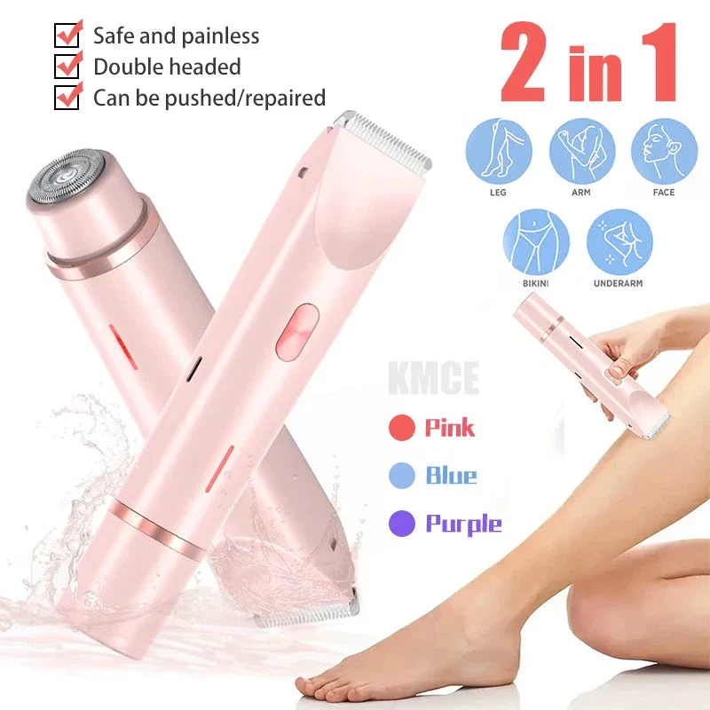 Futron Épilateur Électrique Mini Étanche Bikini Rose – Image 3