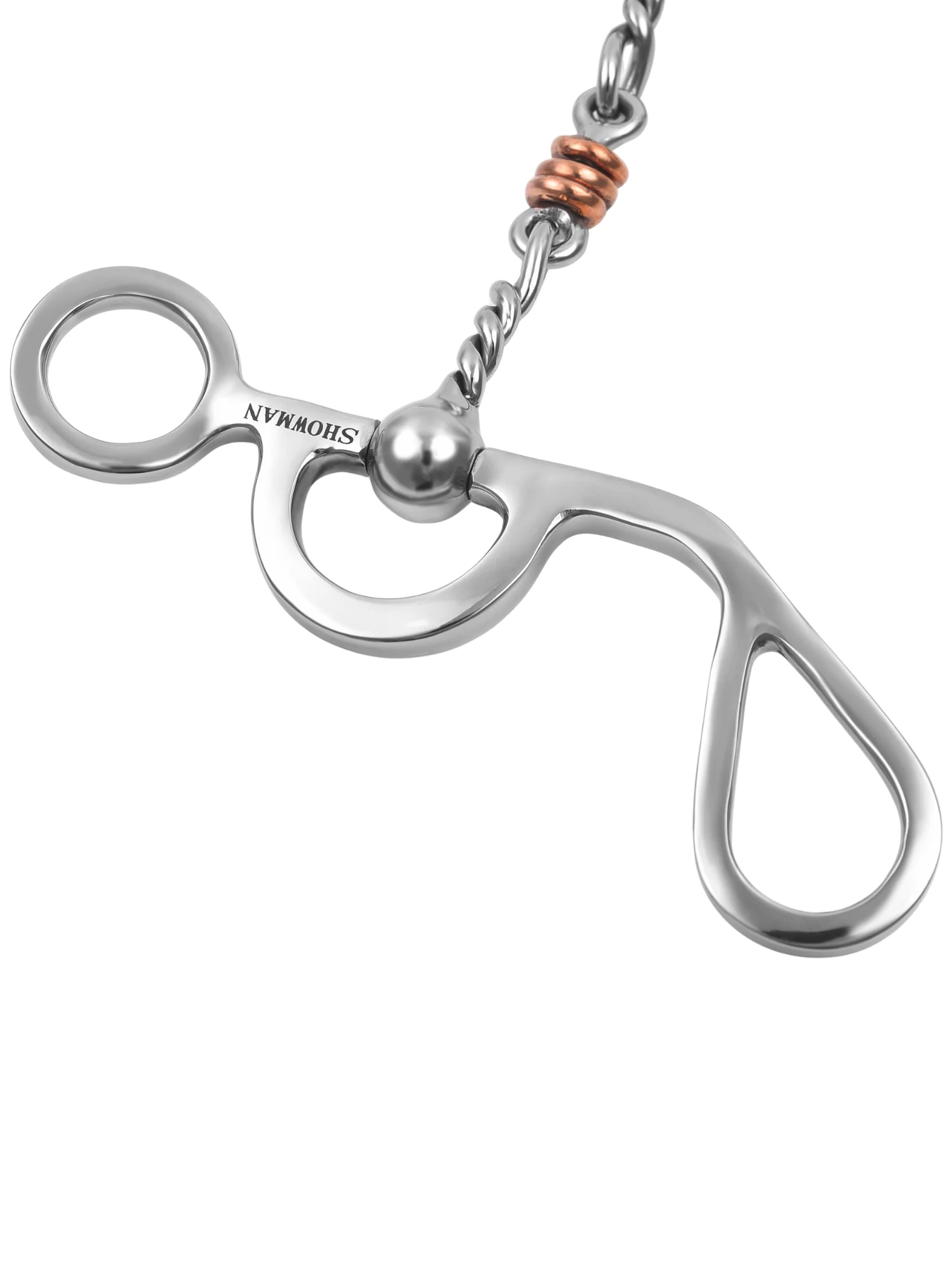 Mors Western Argentine Shank with Jointed Twisted Wire Dogbone – Image 4