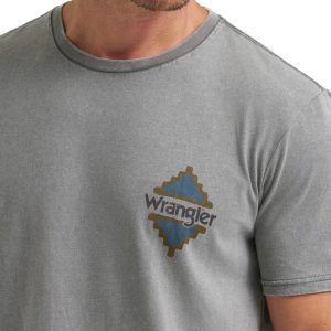 T-shirt Wrangler Homme SteerAztec