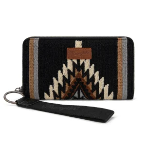 Portefeuille wristlet Southwestern Knitted