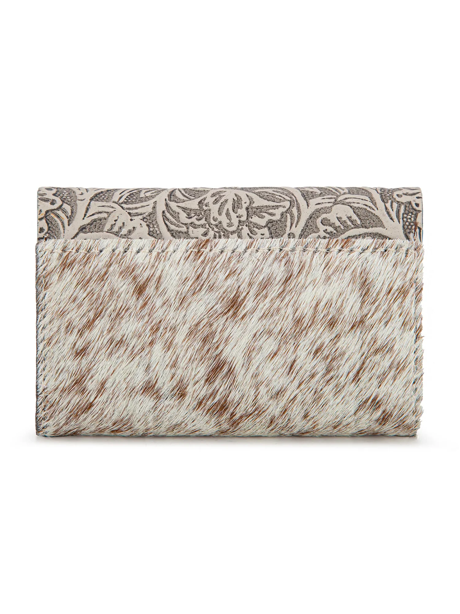 Porte-cartes Hair-On Cowhide Floral – Image 4