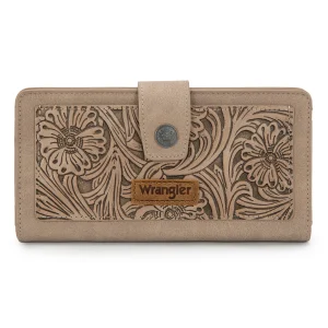Portefeuille Western Floral Tooled RFID