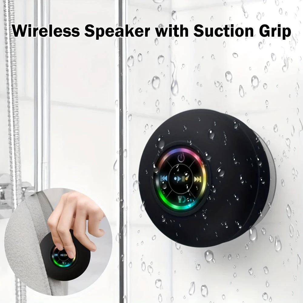 Enceinte Bluetooth Portable Ventouse Étanche RGB Edition – Image 3