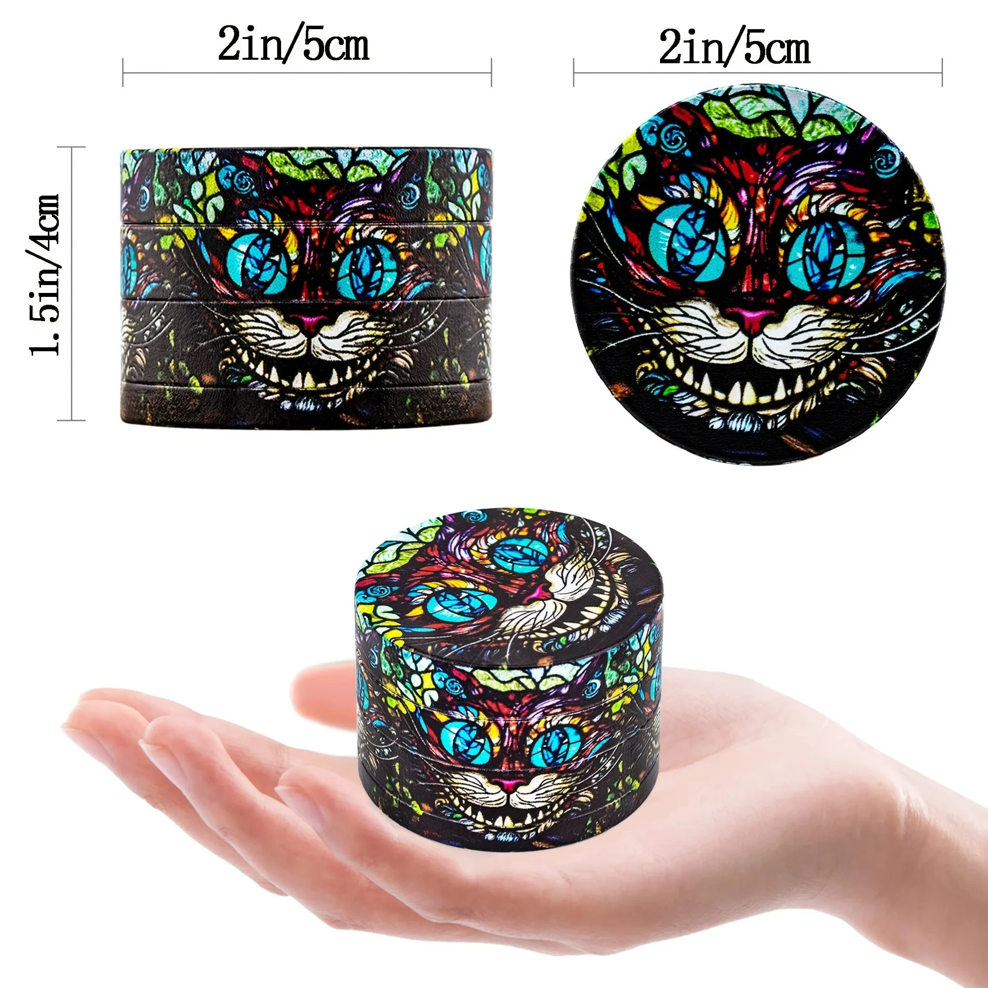 Chat Grinder Vitrail Zinc Manuel 4 Couches Couleurs – Image 5
