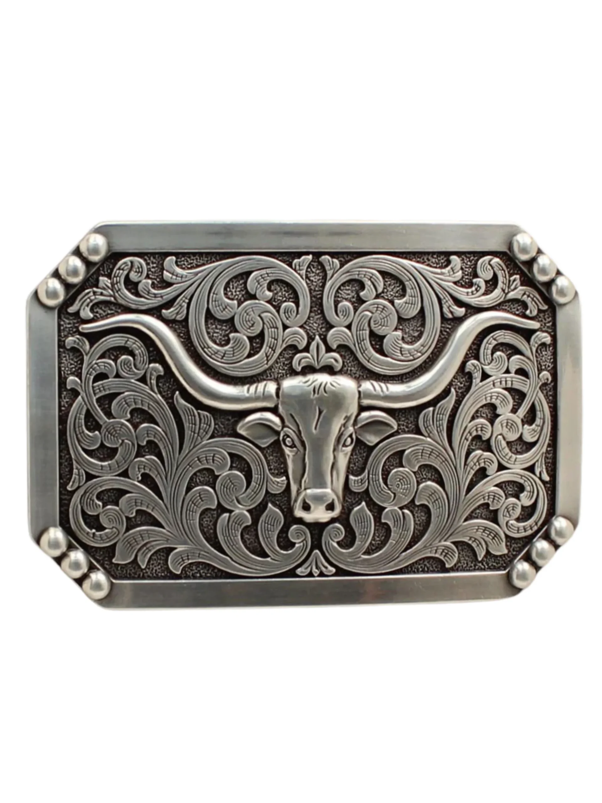 Boucle de ceinture rectangle Longhorn – Image 2