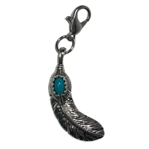 Charm pour bride Plume